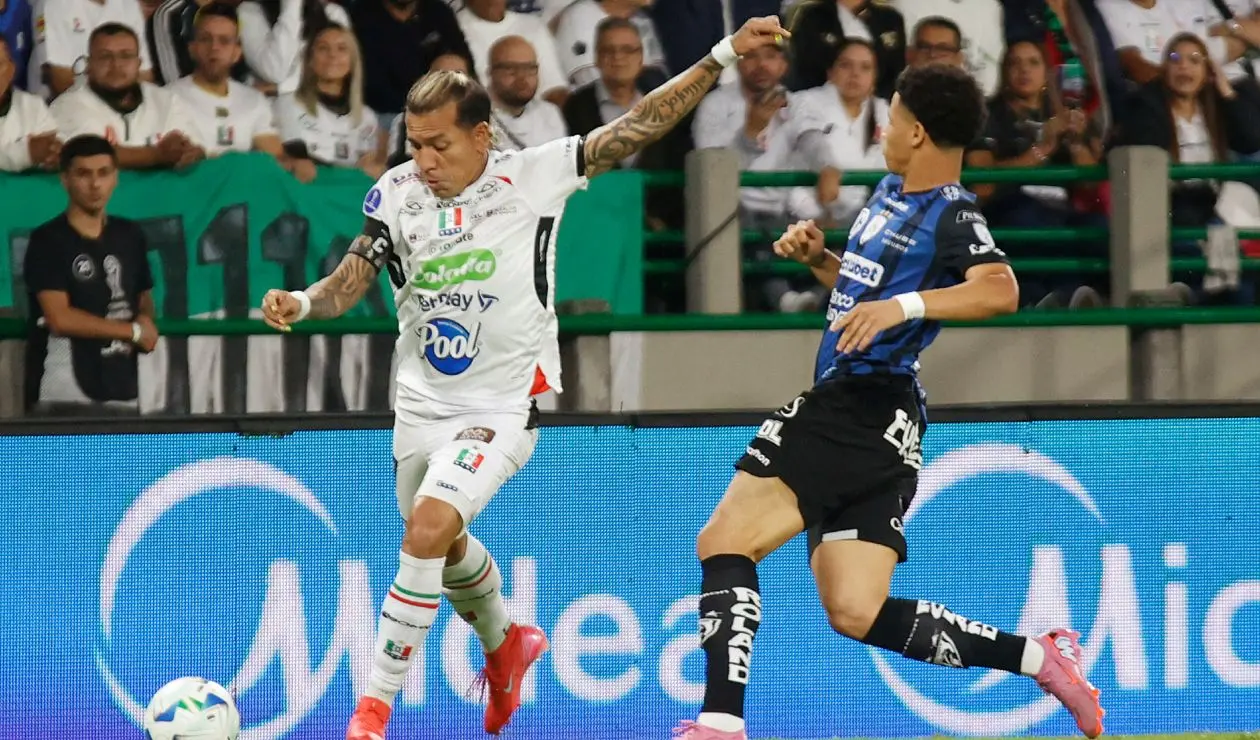 Dayro Moreno con Once Caldas vs Independiente del Valle