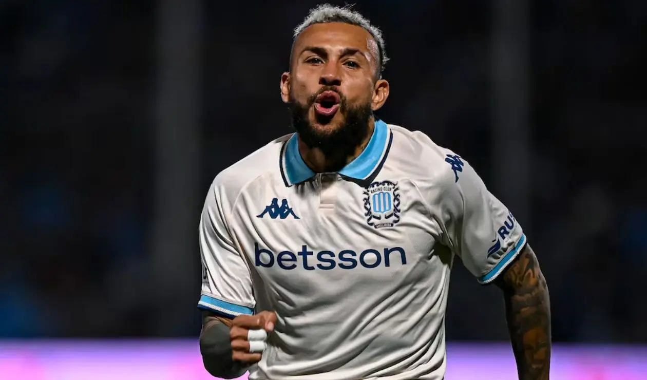 Duván Vergara anota golazo con Racing ante Huracán