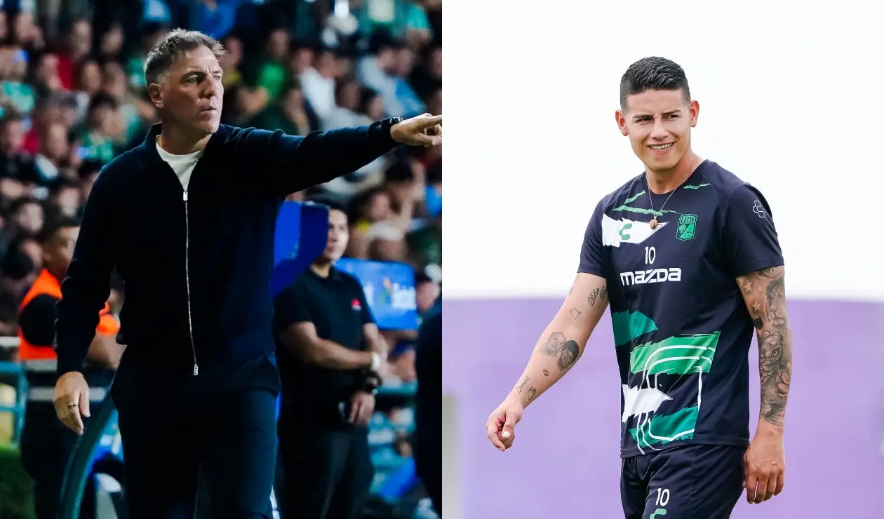 Eduardo Berizzo y James Rodríguez