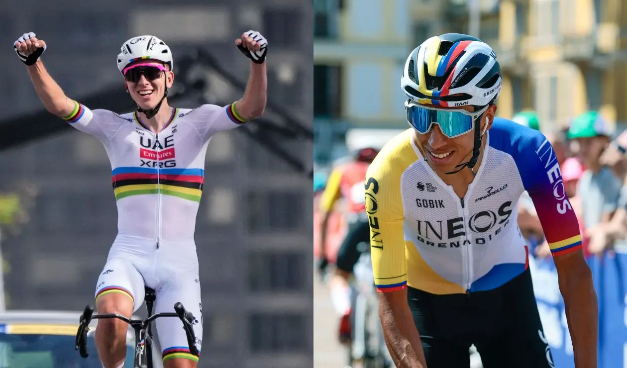 Egan Bernal le mete presión a Pogacar antes del Mundial de Ciclismo