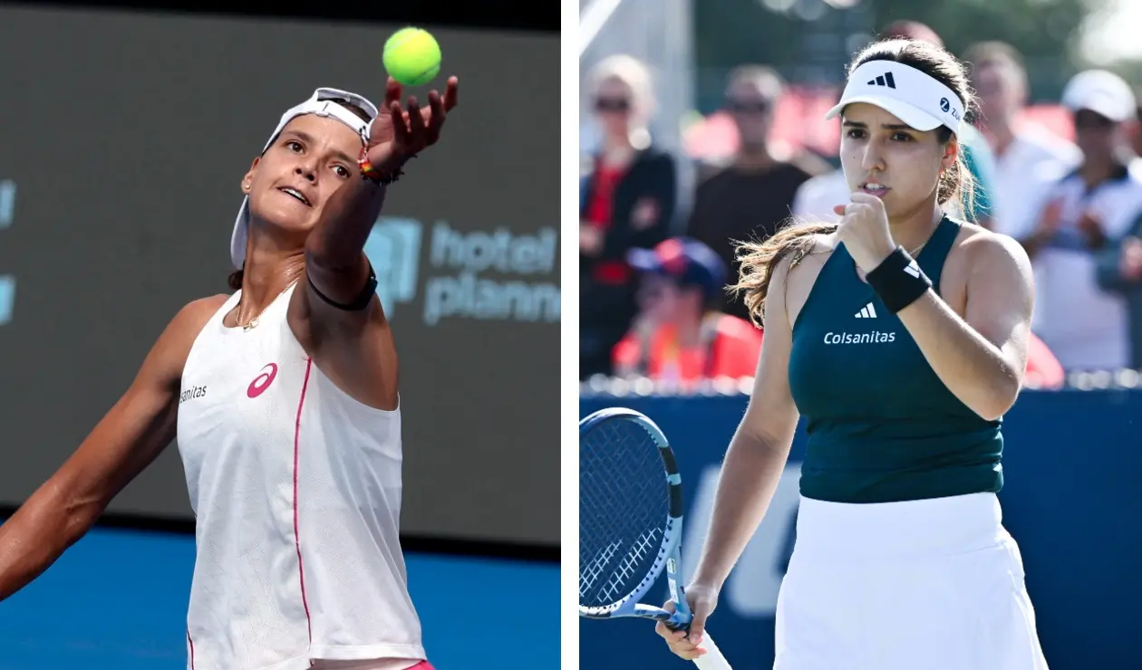Emiliana Arango y Camila Osorio, tenistas colombianas