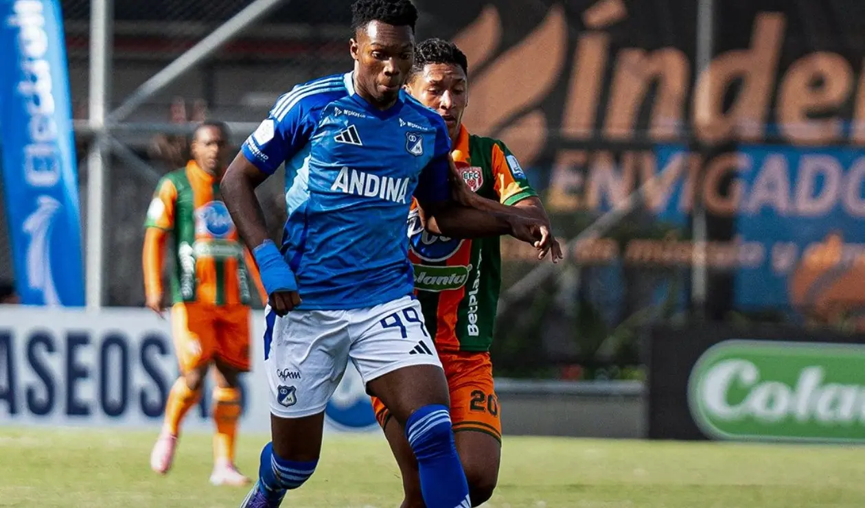 Envigado vs Millonarios por la Copa BetPlay