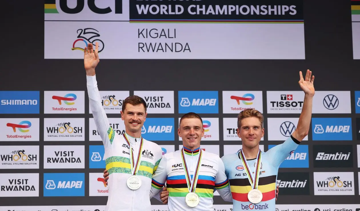 Remco Evenepoel, campeón Mundial contrarreloj