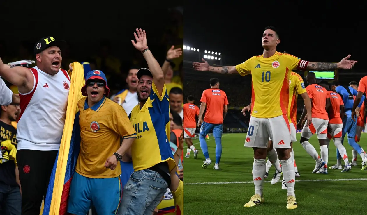 Hinchas de la Selección Colombia