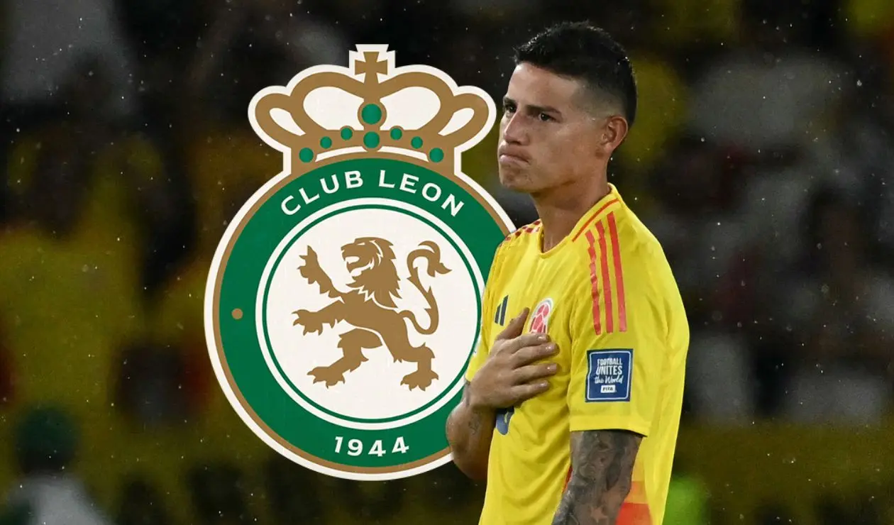 James Rodríguez con León
