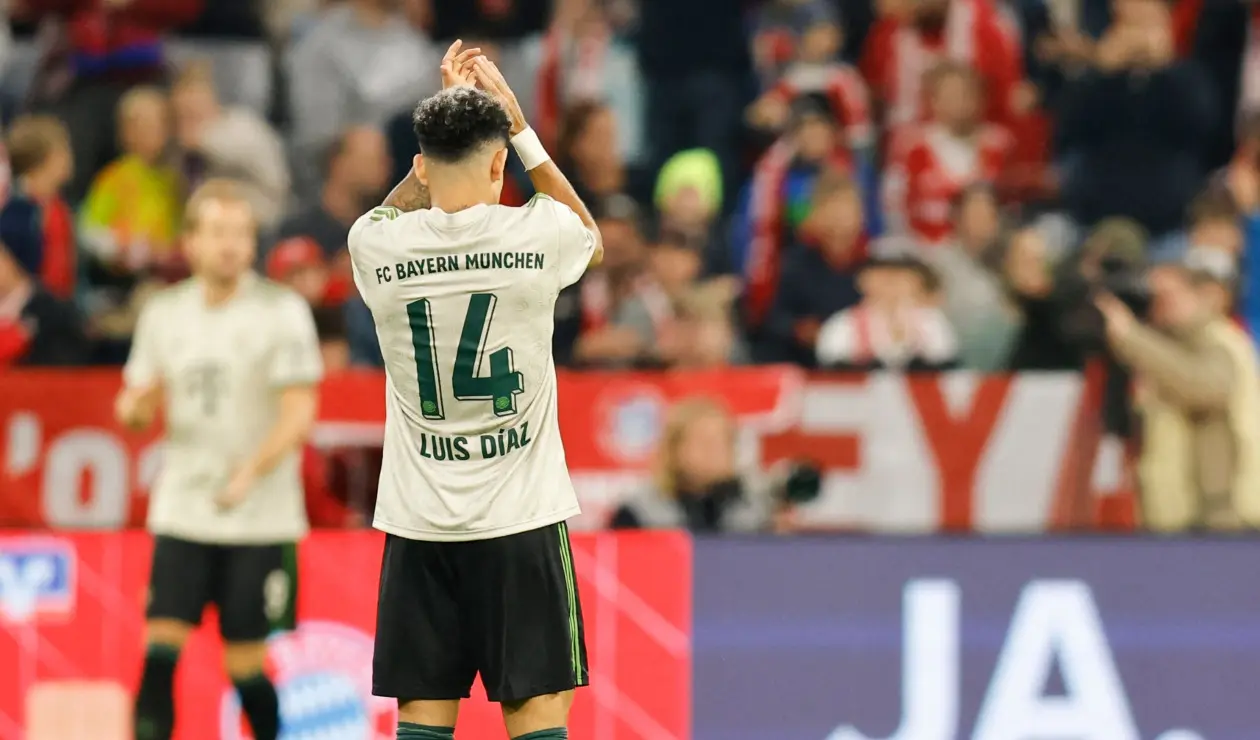 Luis Díaz con el Bayern Múnich