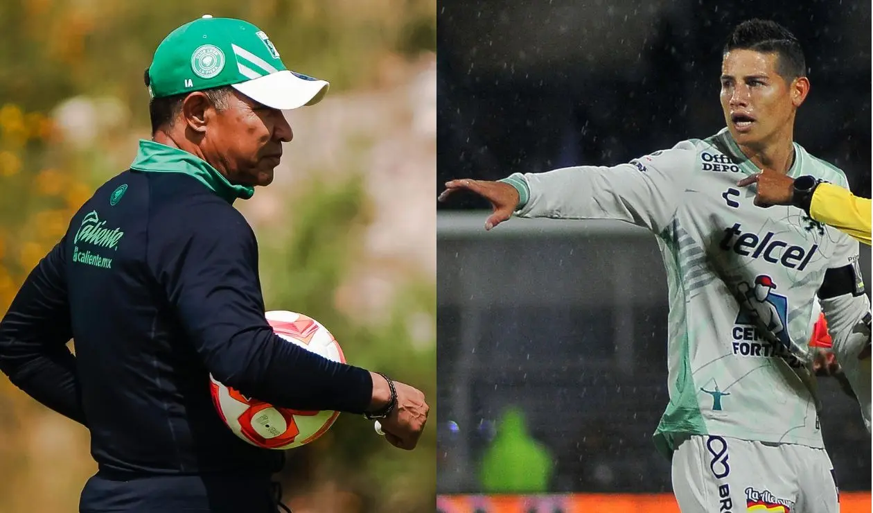 James se cansa de todo en León: problemas con su nuevo técnico