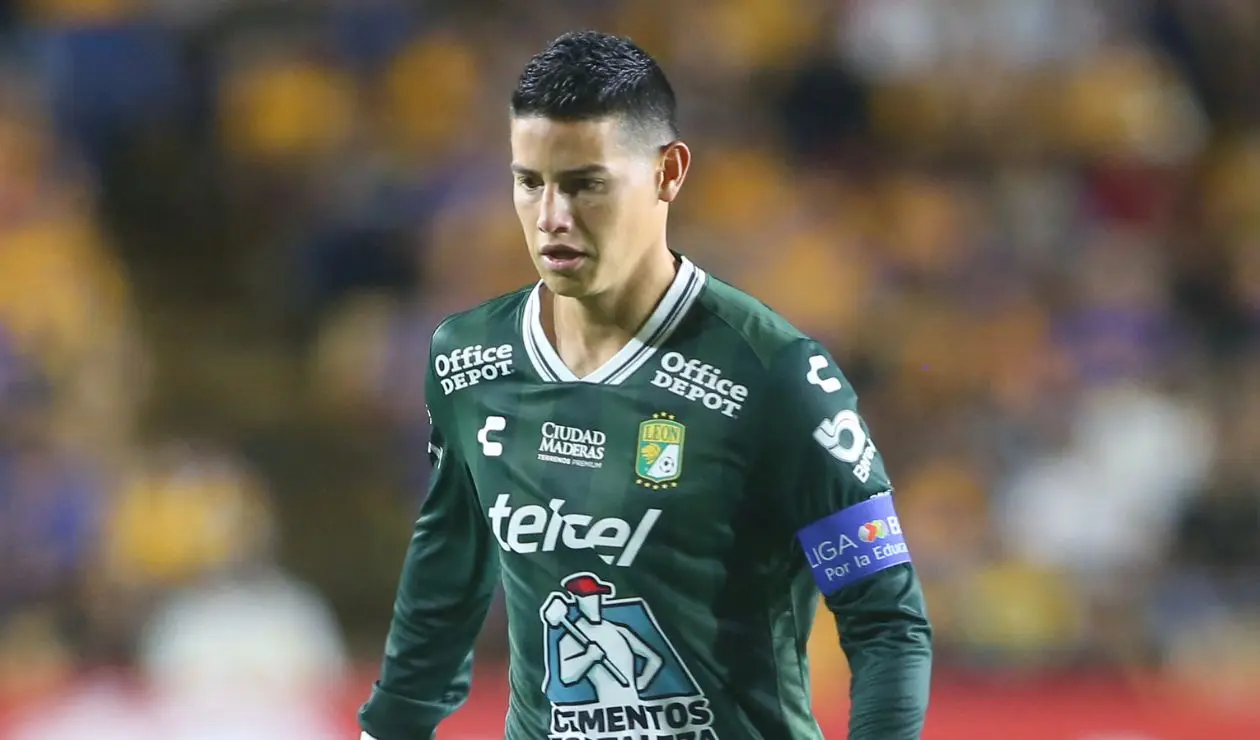 James recibe golpe en México: DT del León le confirmó dura sorpresa