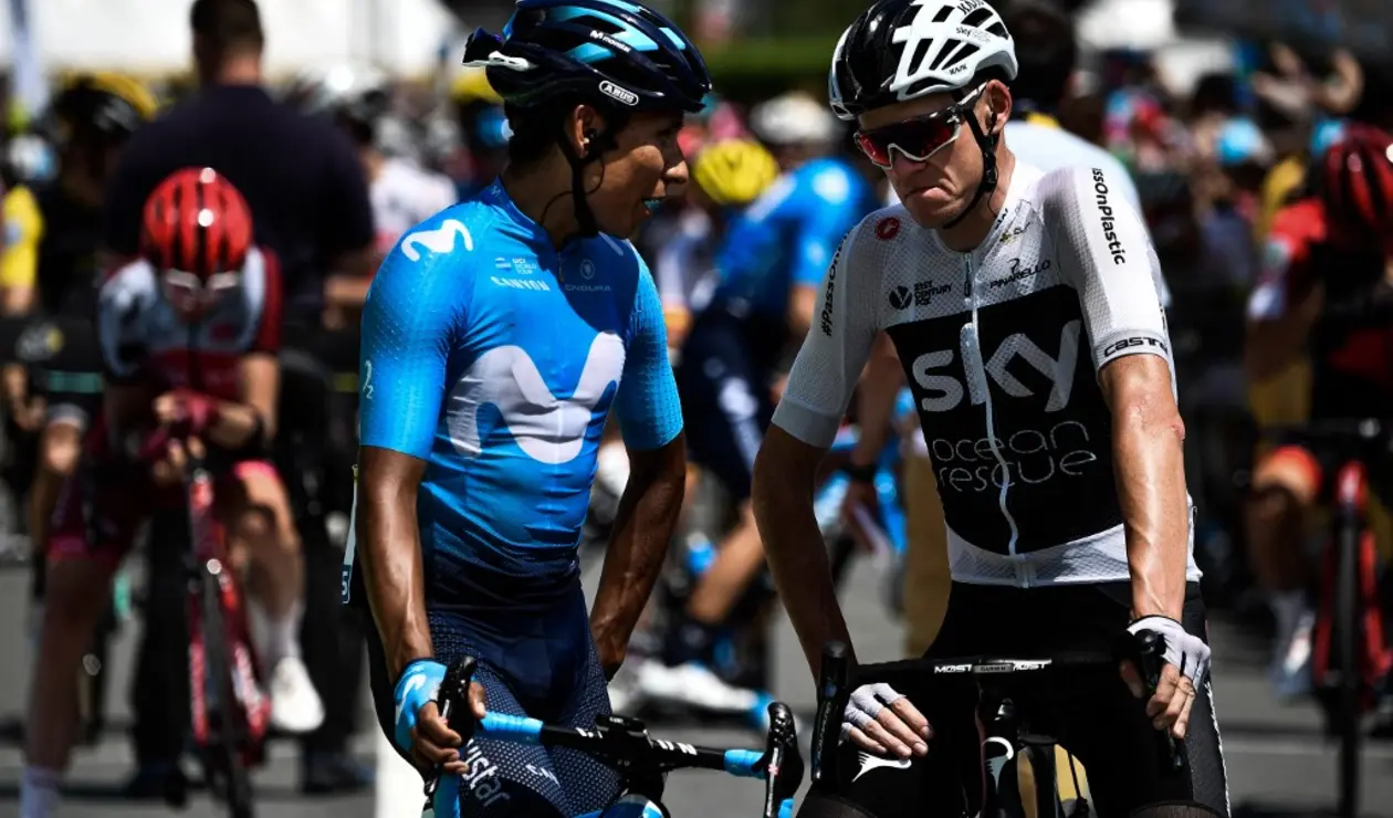 Nairo Quintana y Cris Froome