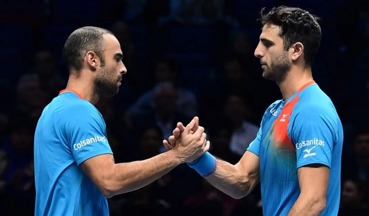 Juan Sebastián Cabal y Robert Farah, tenistas colombianos