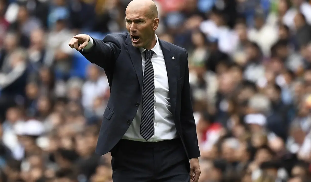 Zinedine Zidane, técnico francés
