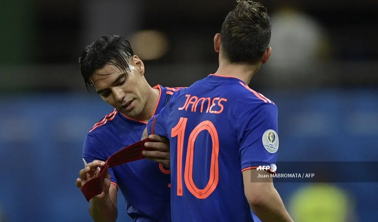 Falcao y James Rodríguez