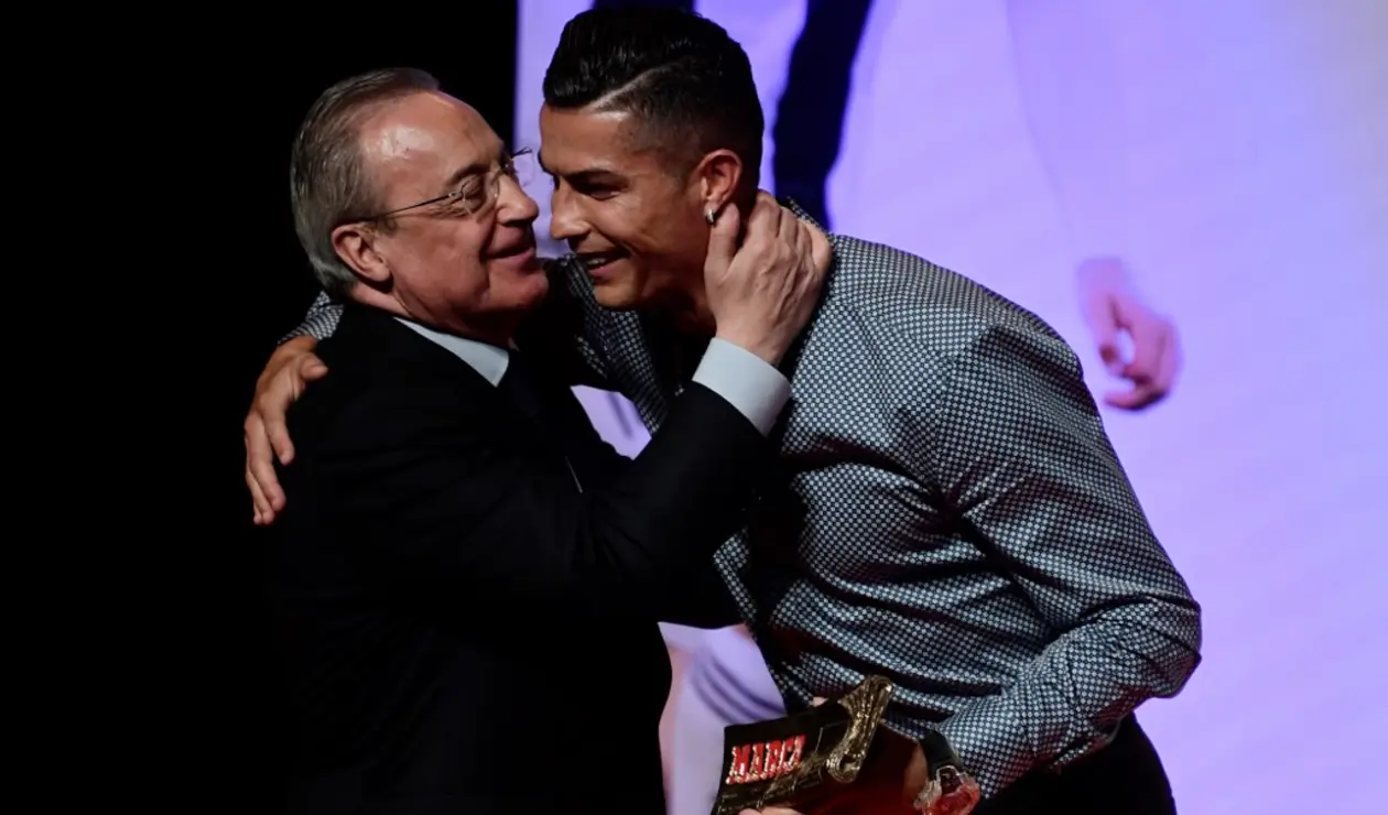 Florentino Pérez y Cristiano Ronaldo