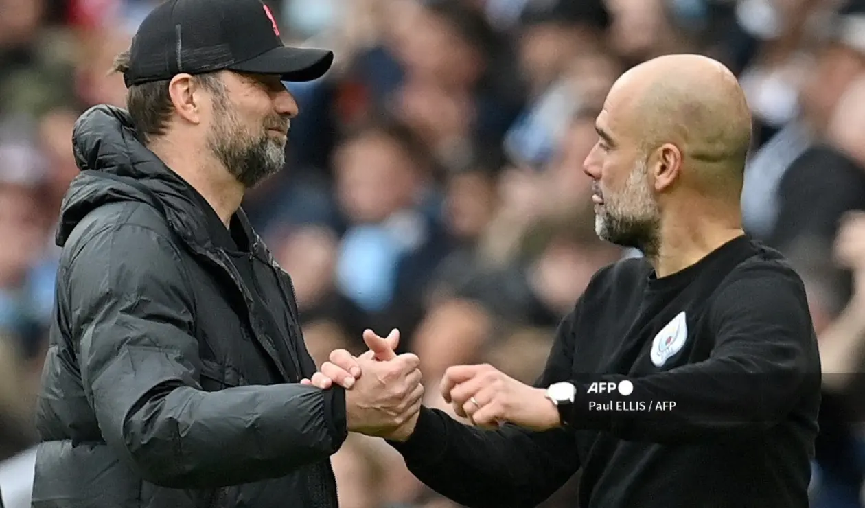 Jurgen Klopp y Joseph Guardiola