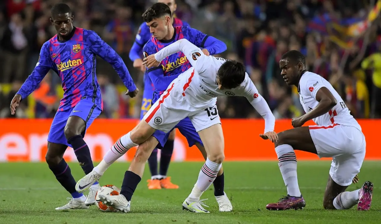 Pedri, Barcelona vs Frankfurt, Europa League