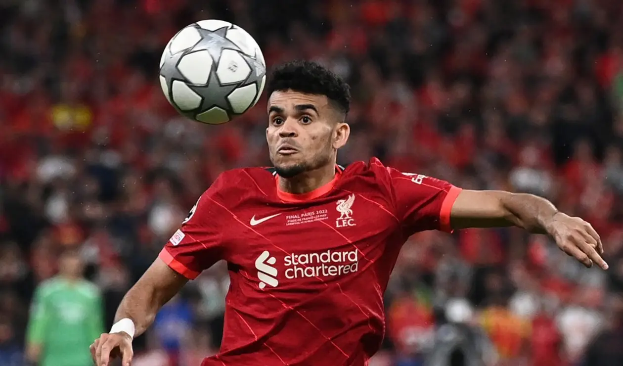 Luis Díaz con Liverpool