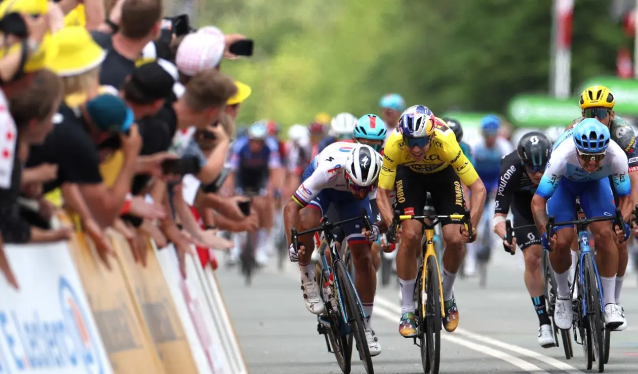 Wout van Aert - líder del Tour de Francia