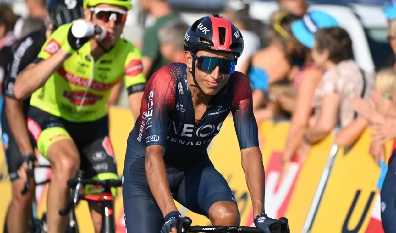 Egan Bernal en el Tour de Dinamarca 2022