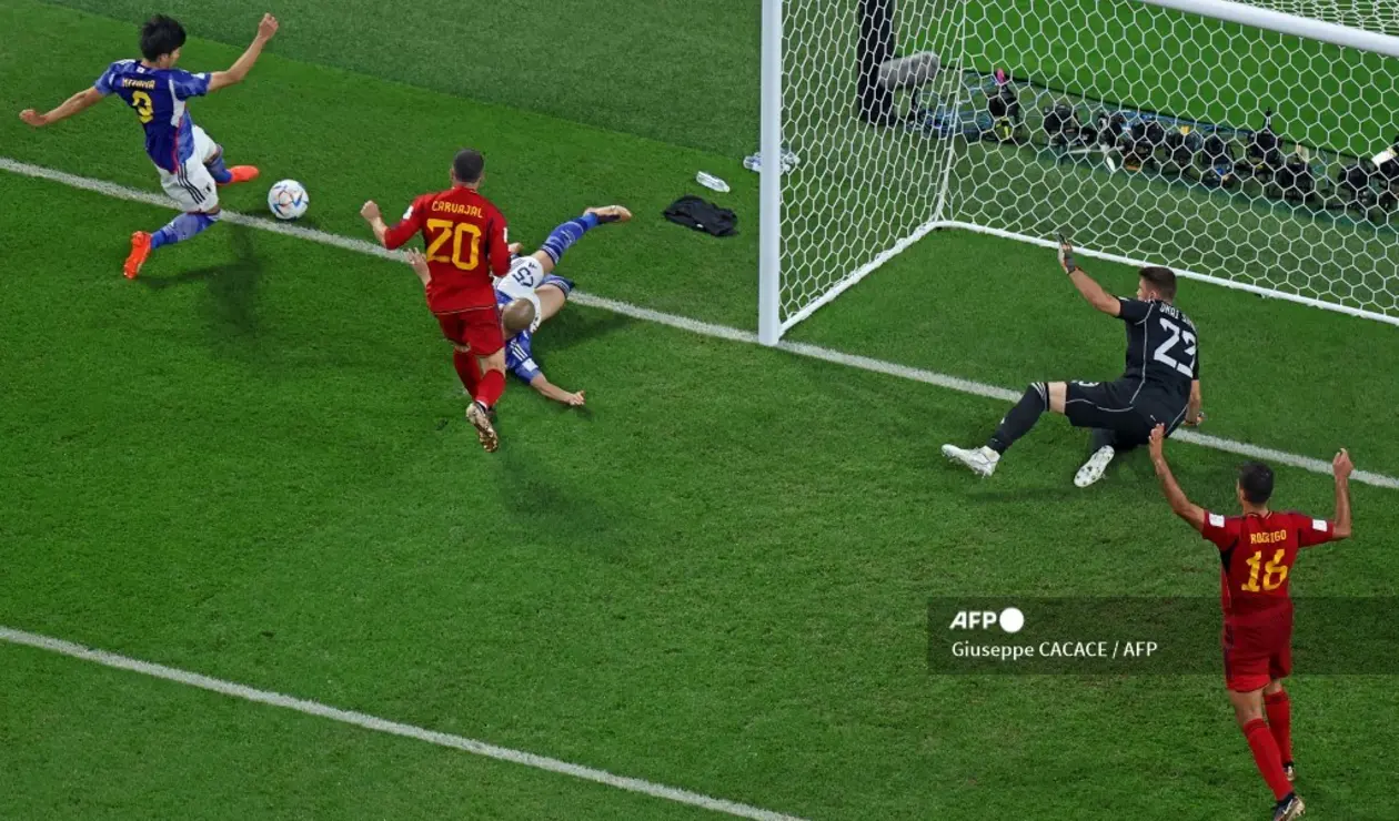  El gol de Japón ante España que despierta la polémica en el Mundial