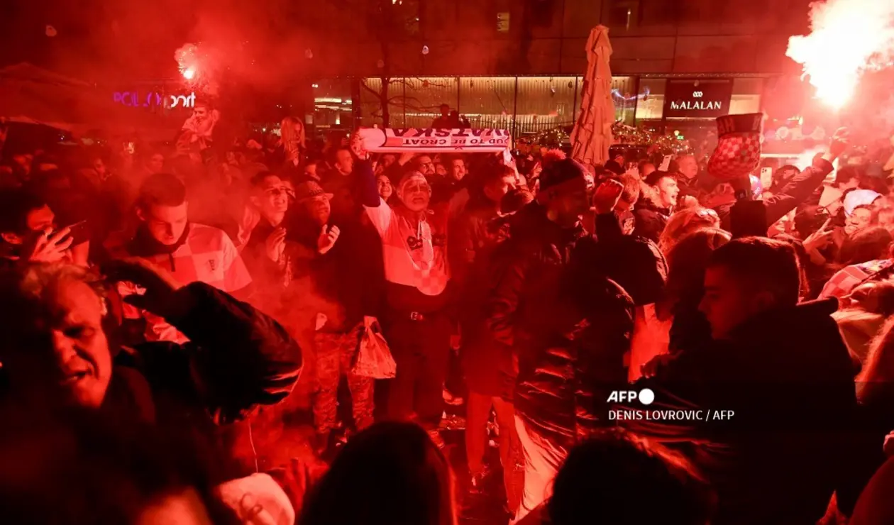 Hinchas de Croacia generaron movimientos sísmicos