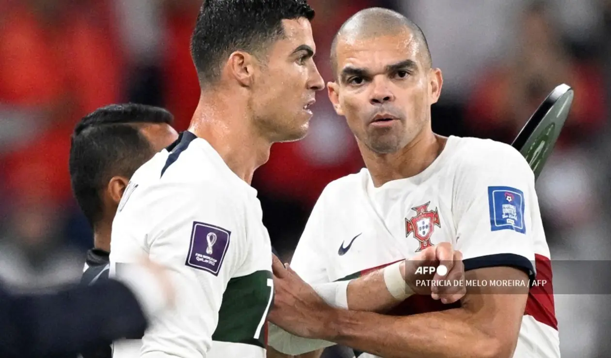 Pepe y Cristiano Ronaldo, Portugal - Mundial Qatar 2022