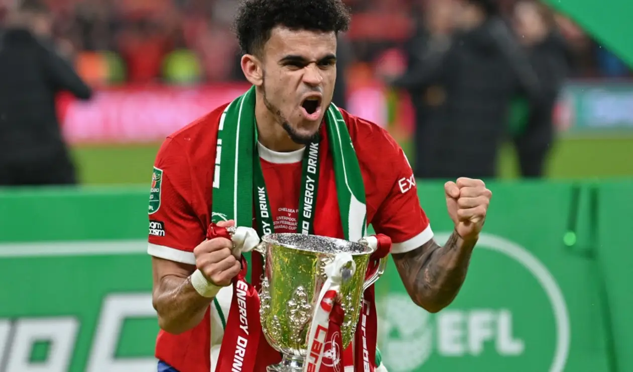 Luis Díaz con Liverpool