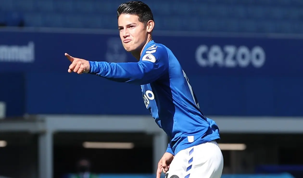James Rodríguez, Everton vs West Bromwich