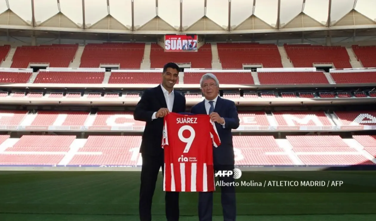 Luis Suárez, delantero del Atlético de Madrid