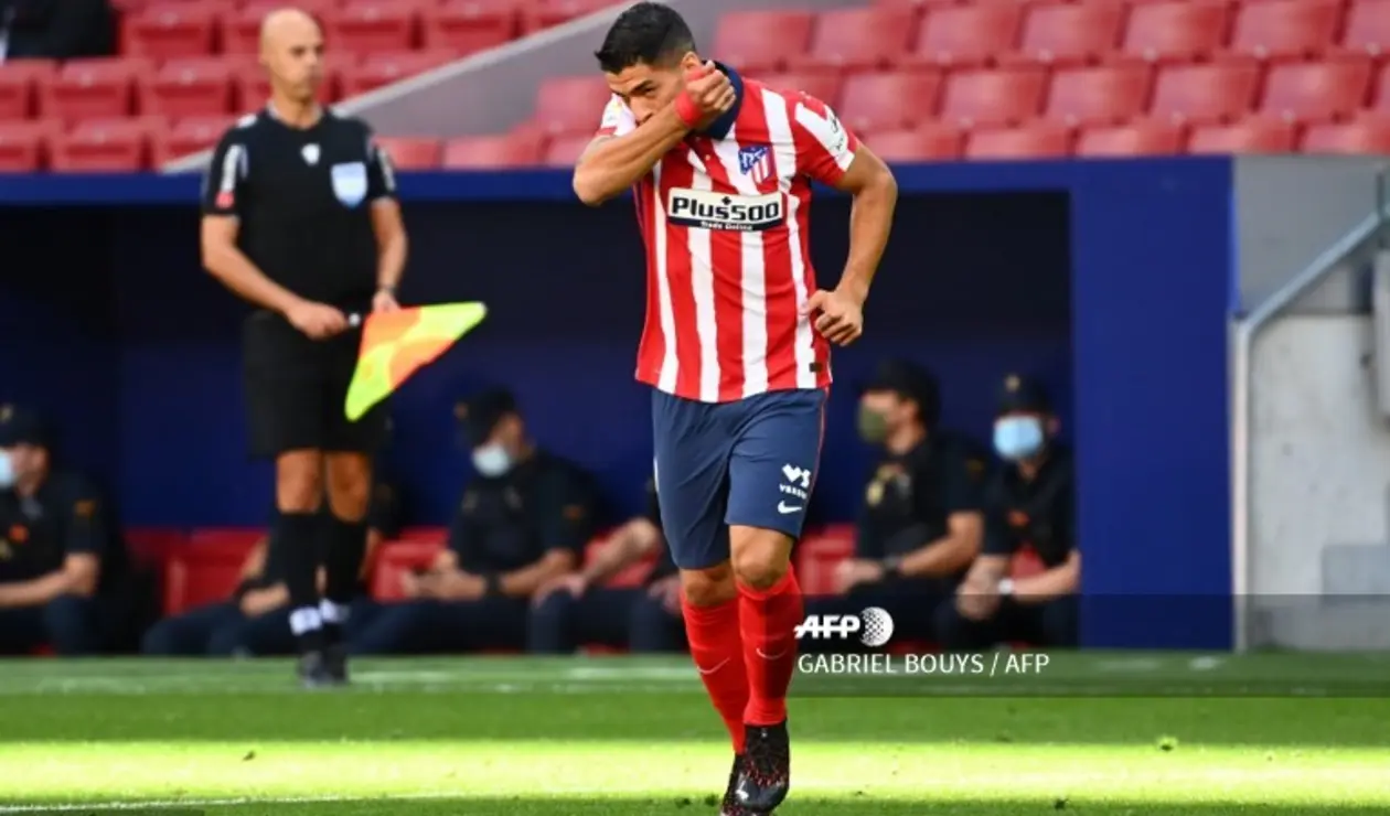 Luis Suárez, delantero del Atlético de Madrid