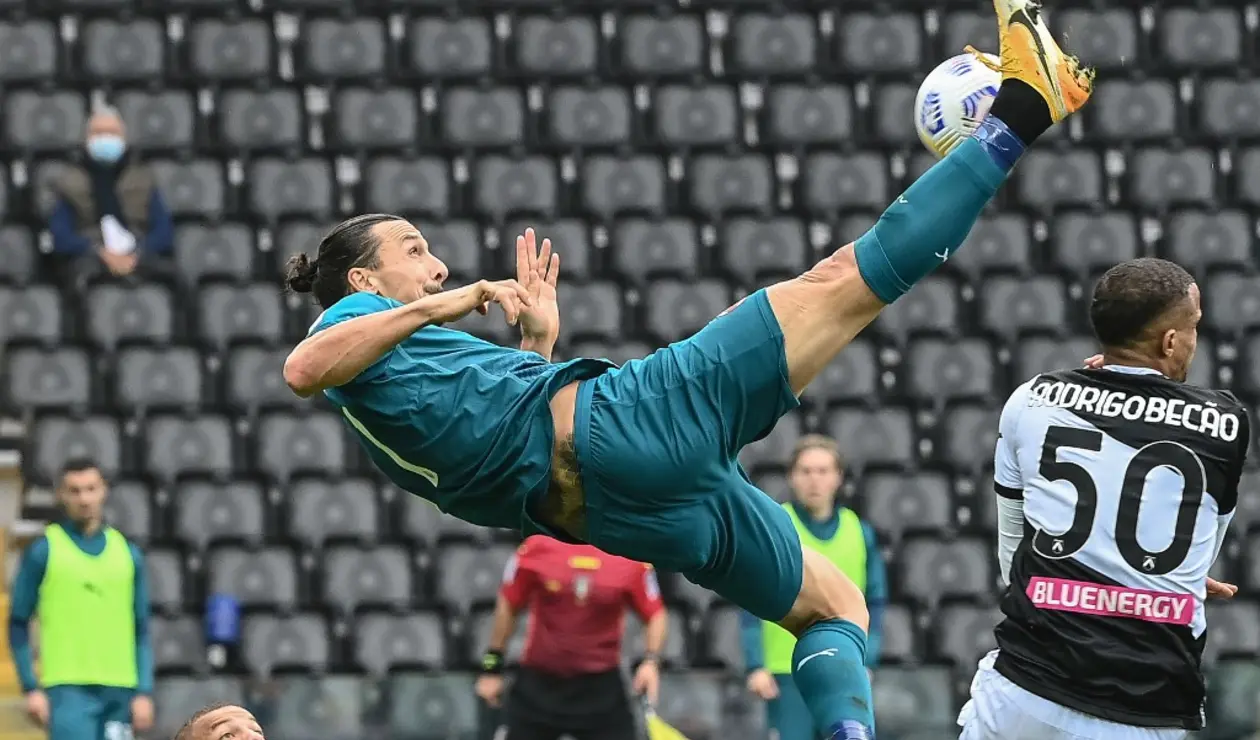 Zlatan Ibrahimovic, Milán vs Udinese