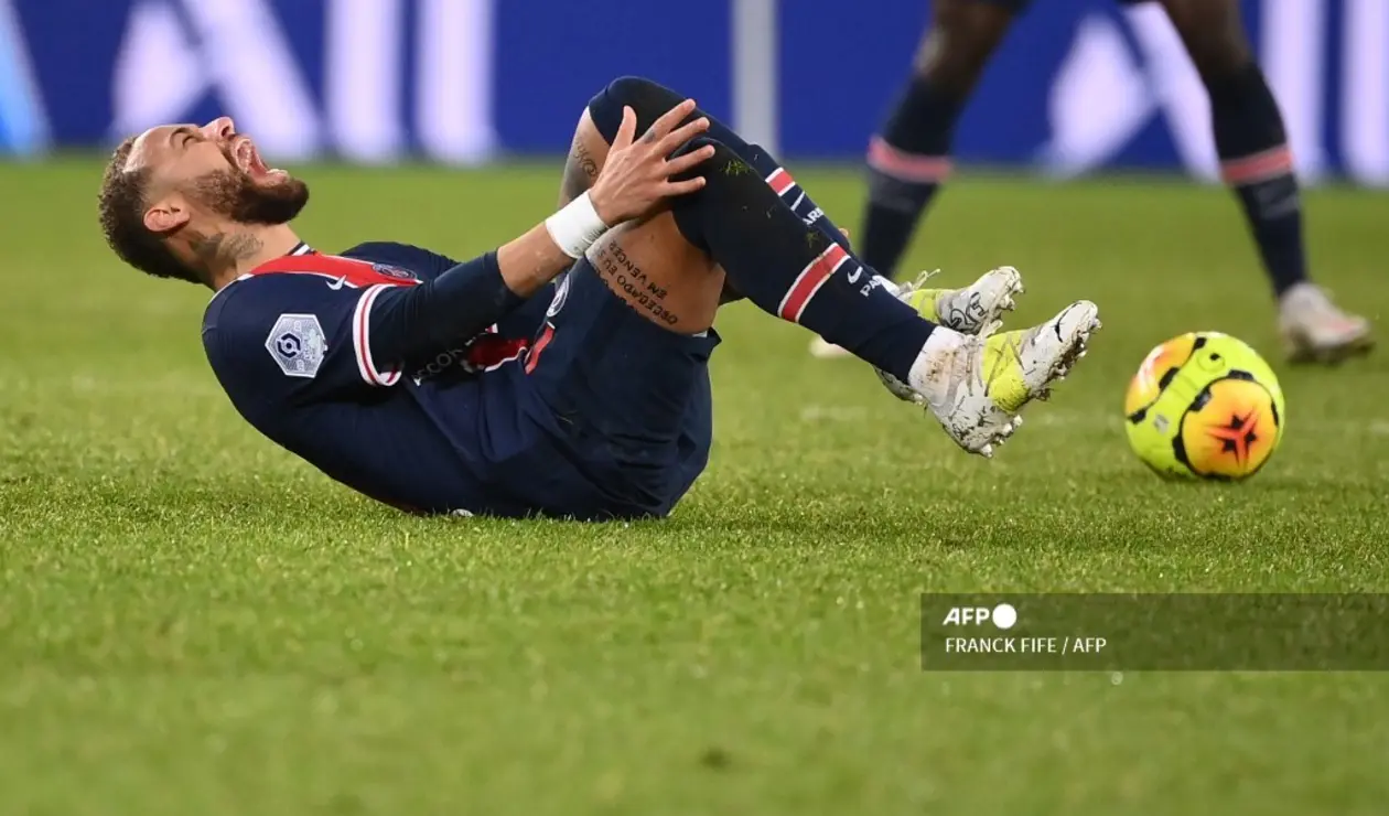 Neymar lesionado 2020