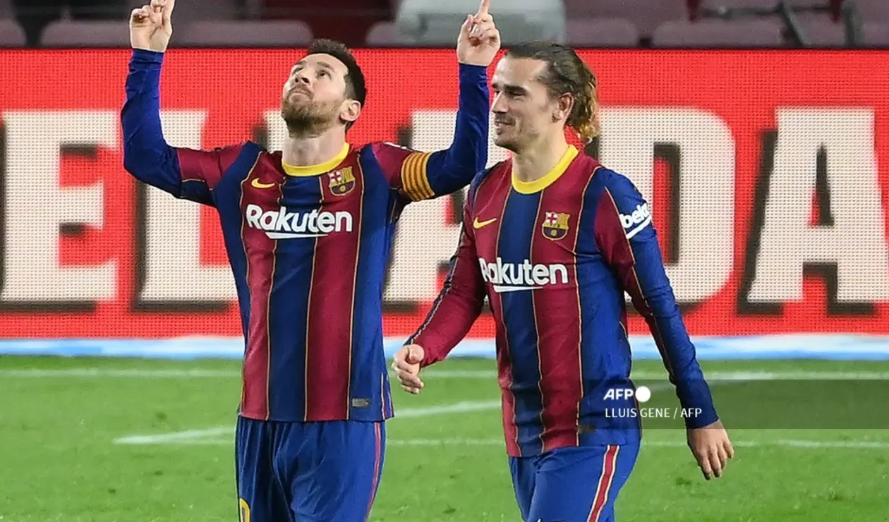 Messi y Griezmann, Barcelona 2021