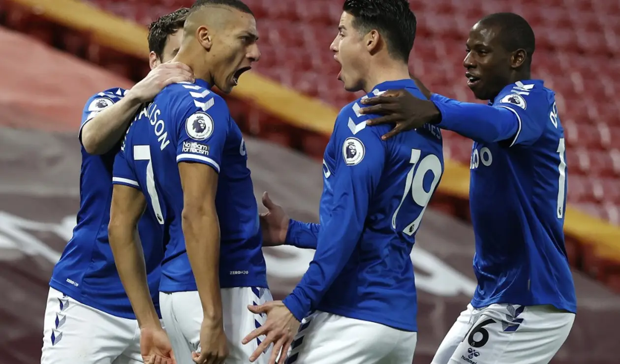 Everton, James Rodríguez, Richarlison