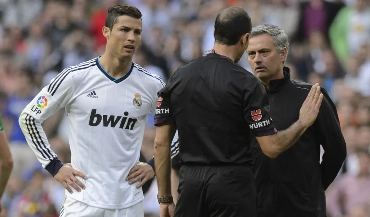 Mourinho y Cristiano Ronaldo en Real Madrid