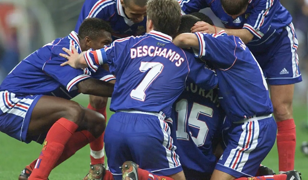La selección de Francia campeona del Mundial de 1998
