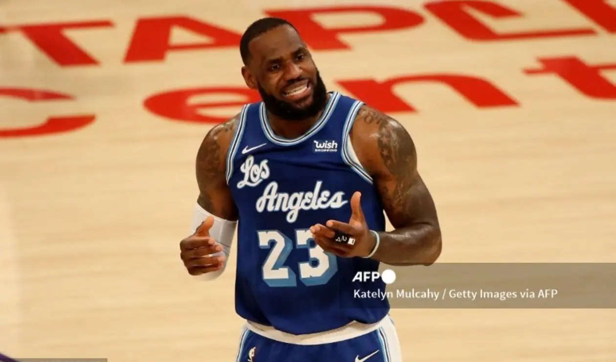 LeBron James, jugador de Los Ángeles Lakers