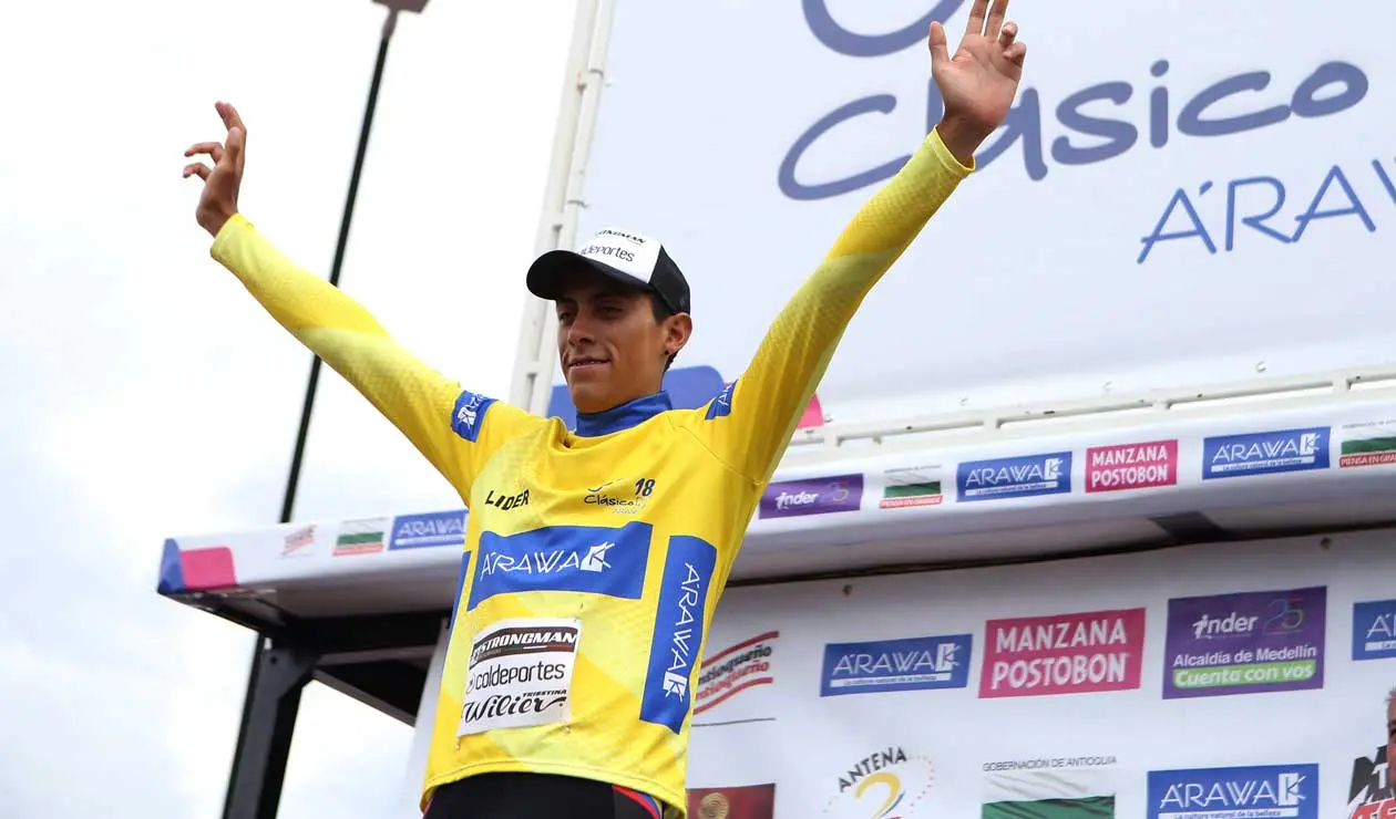 Óscar Quiroz, líder del Clásico RCN tras la segunda etapa