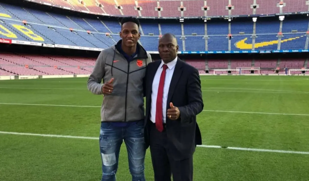 Yerry Mina y su tío