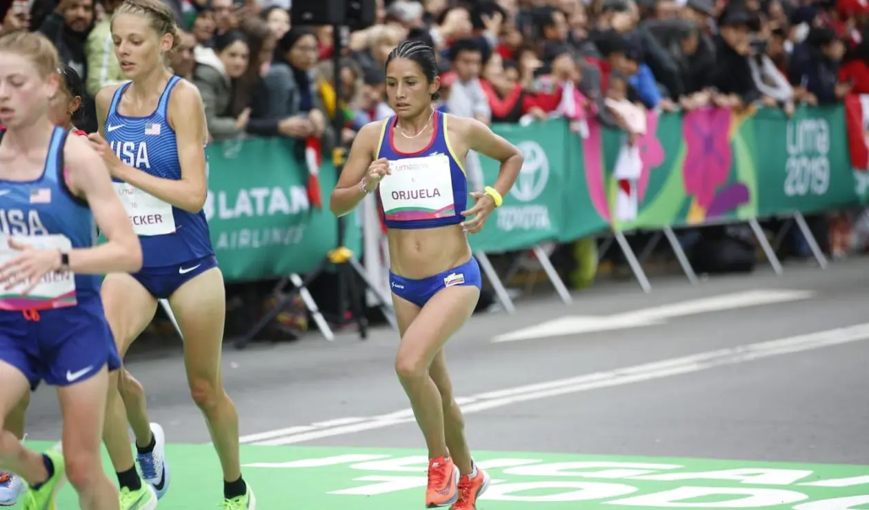 Angie Orjuela, atleta colombiana