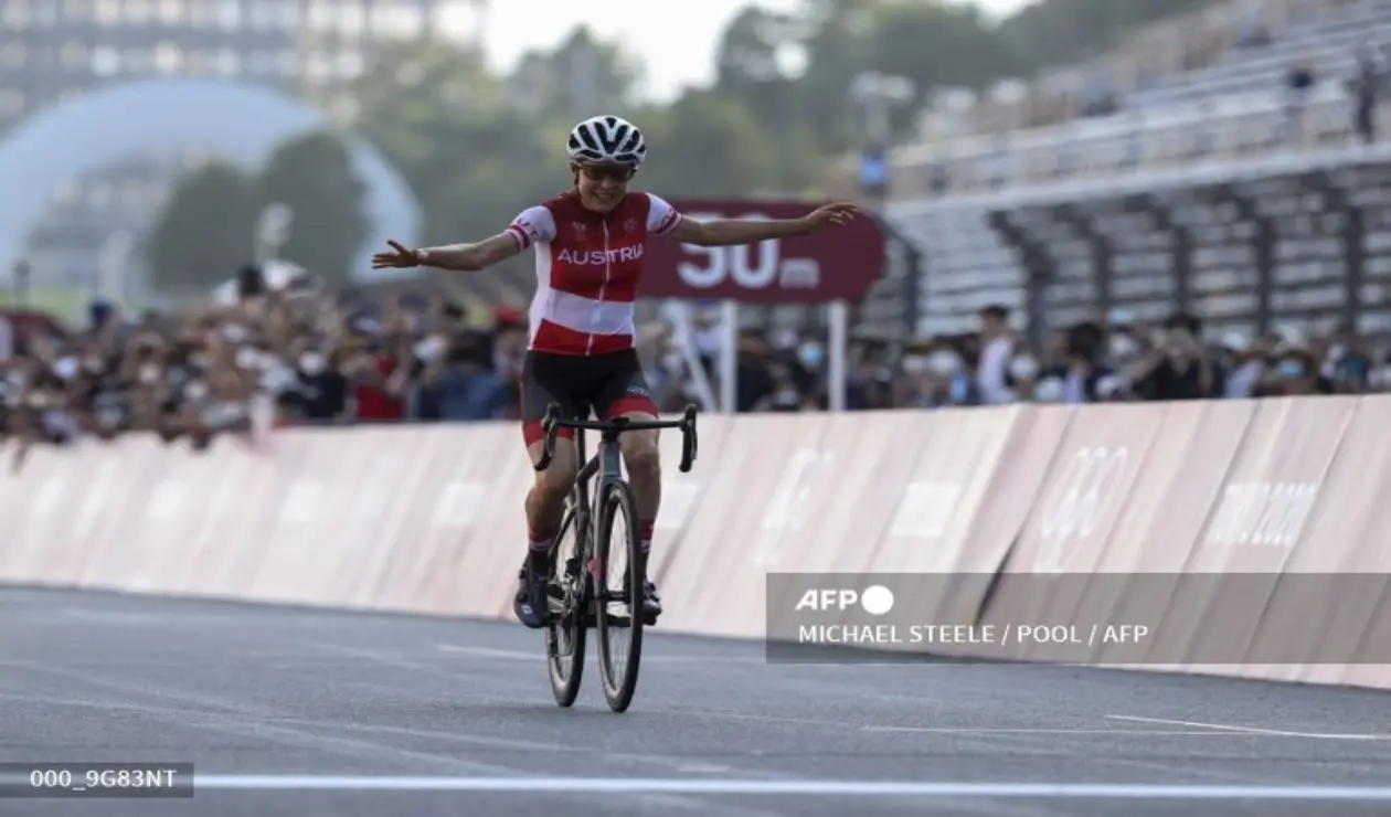 Anna Kiesenhofer ganó el ciclismo femenino de los Olímpicos