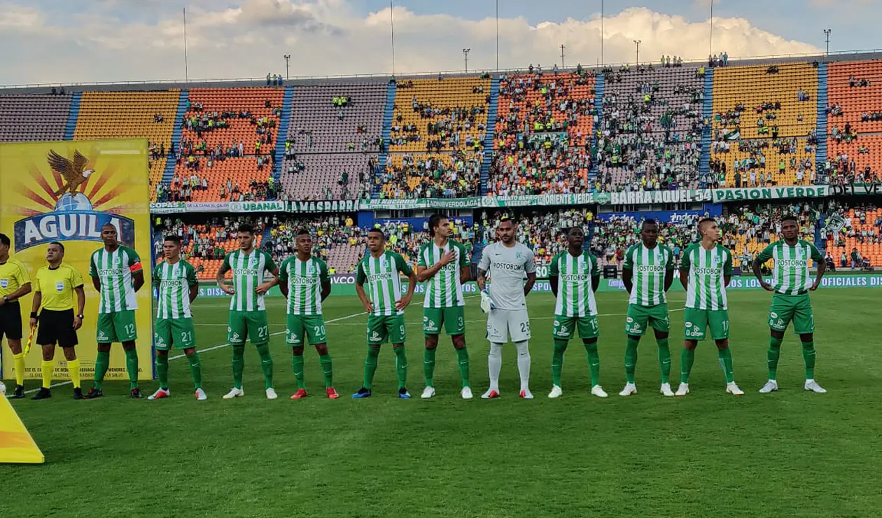 Jugadores de Atlético Nacional