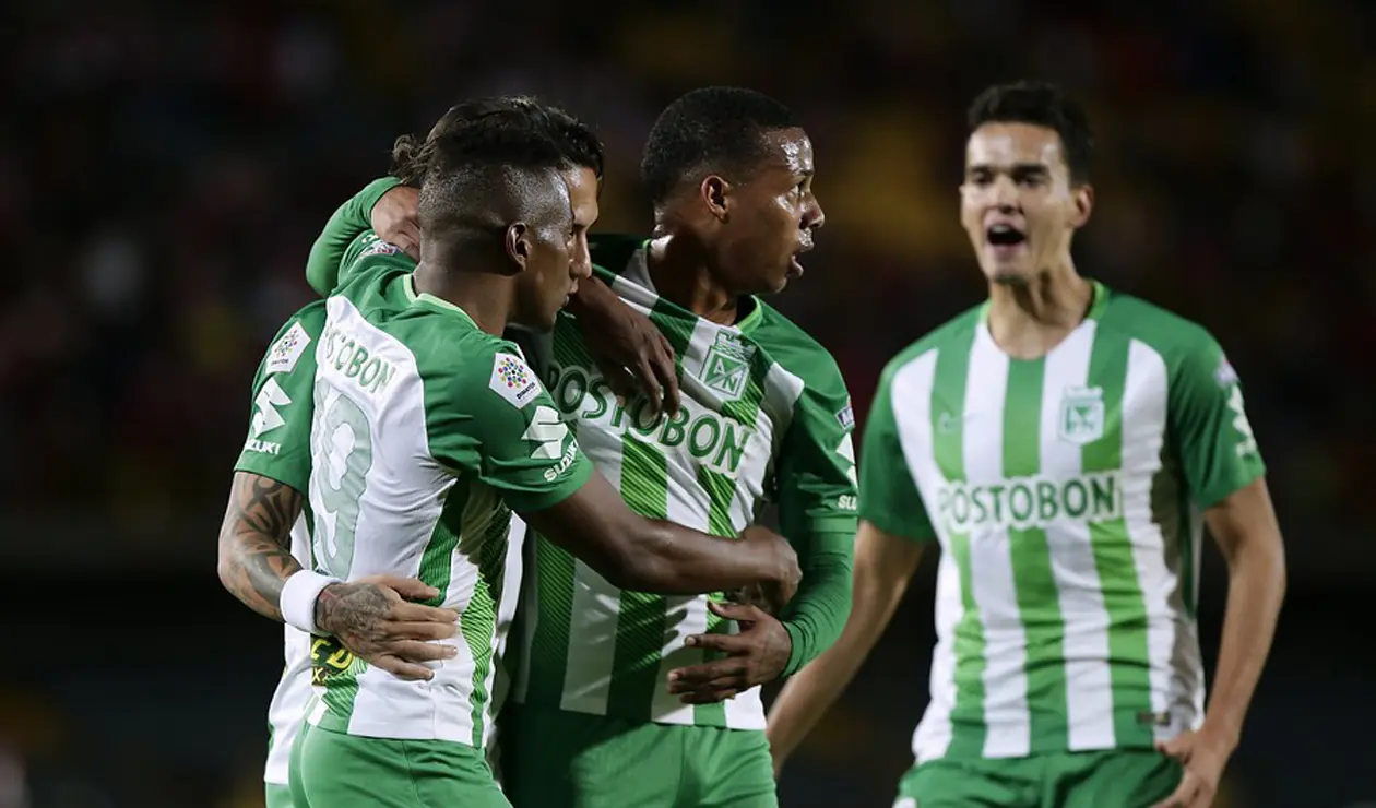 Jugadores de Atlético Nacional