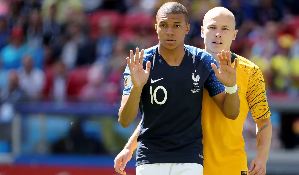 Kylian Mbappé, jugador de Francia