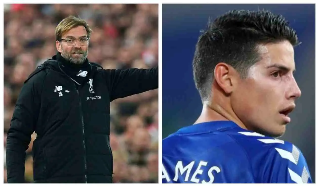 Jurgen Klopp y James Rodríguez