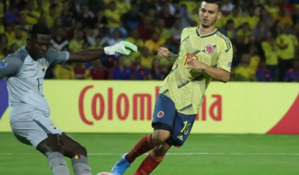 Nicolás Benedetti, jugador de la Selección Colombia Sub-23