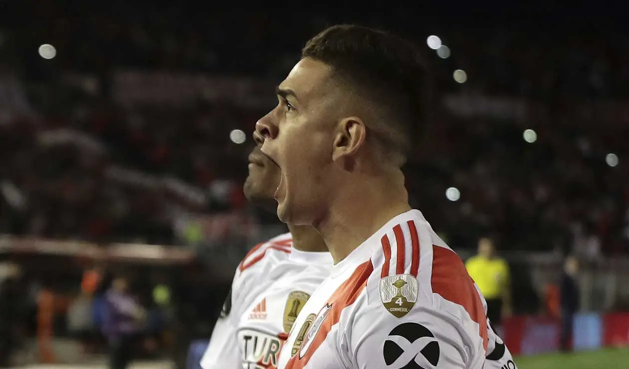 Rafael Santos Borré, delantero de River Plate