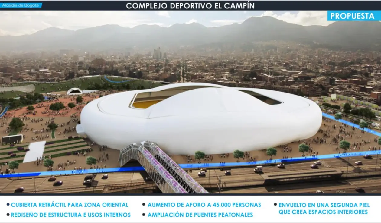 Remodelación del estadio El Campín.