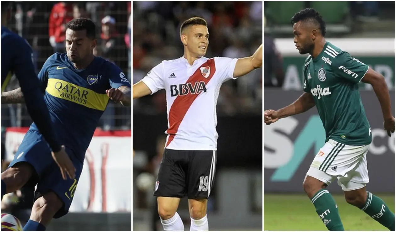 Edwin Cardona, Rafael Santos Borré y Miguel Ángel Borja