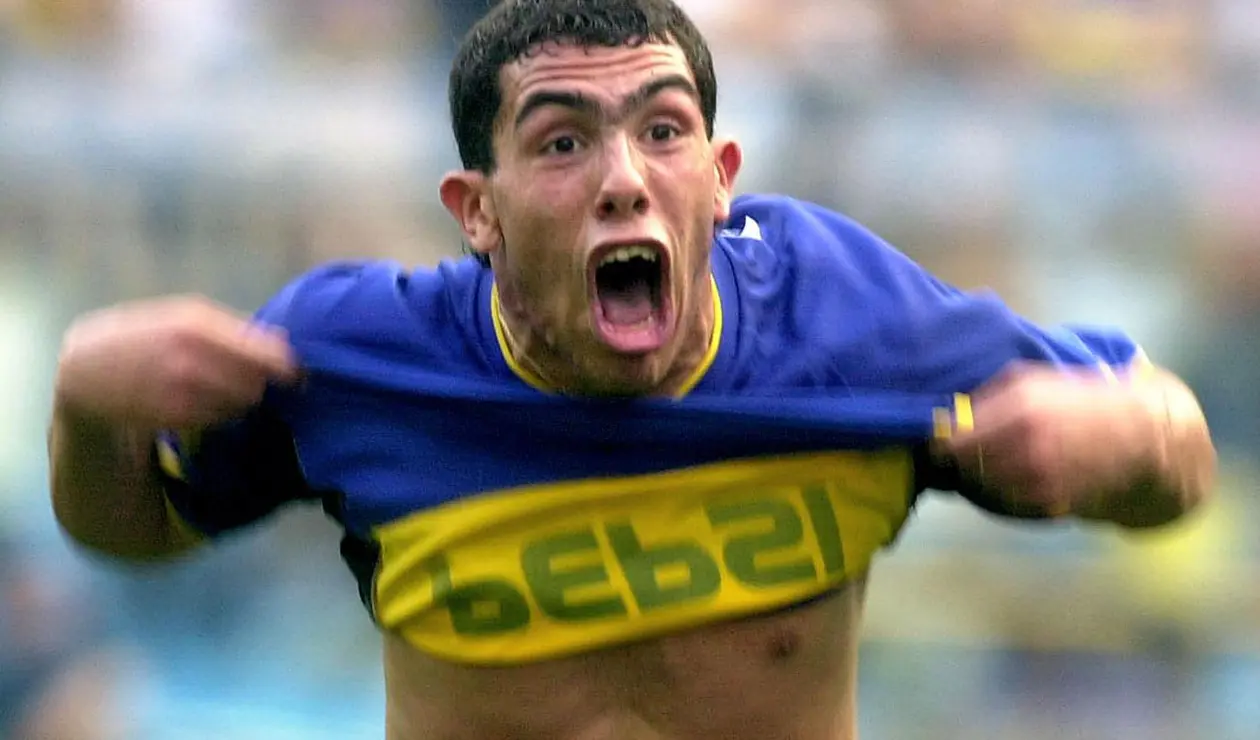 4. Carlos Tévez. Debutó en 2001 y en su primera etapa alcanzó cuatro títulos.