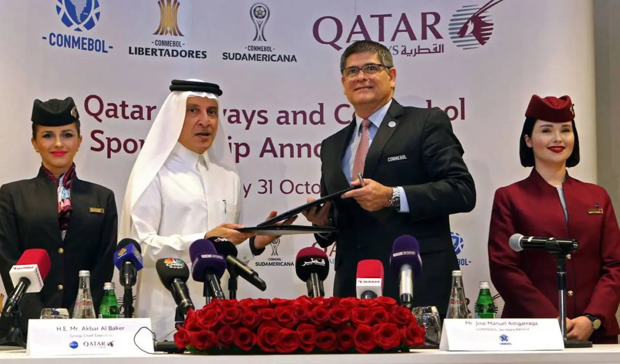 Qatar Airways será la aerolínea de la CONMEBOL
